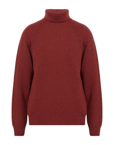K-way Man Turtleneck Rust Size Xl Wool In Brown