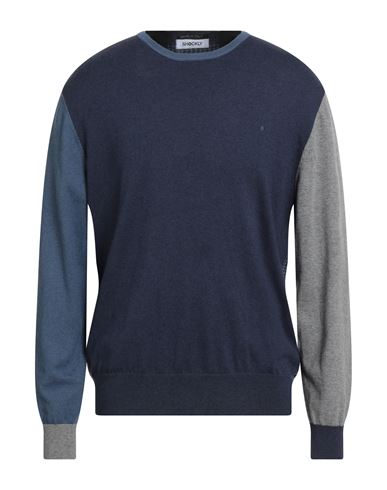 Shockly Man Sweater Navy Size 36 Cotton, Cashmere