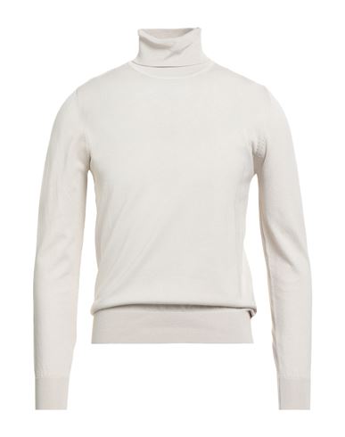 Avignon Man Turtleneck Beige Size L Viscose, Acrylic, Polyamide In Sand
