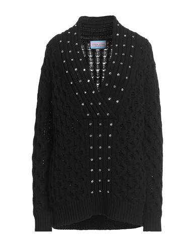 Eleonora Gottardi Woman Sweater Black Size S Wool, Cashmere In Black