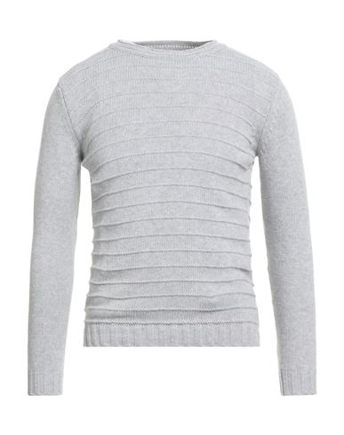 Grey Daniele Alessandrini Man Sweater Light Grey Size 38 Linen, Polyamide
