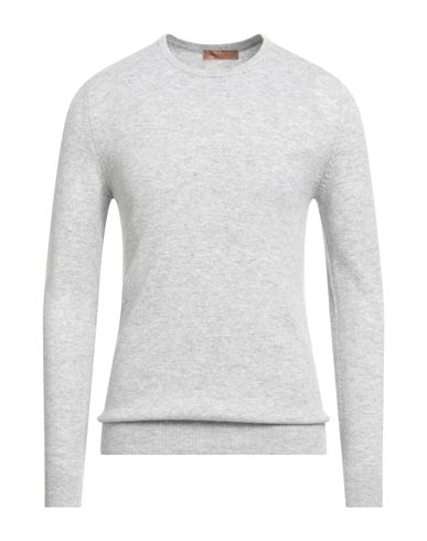 Henry Clifford Man Sweater Light Grey Size 38 Wool, Cashmere In Gray