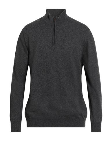 Avignon Man Sweater Charcoal Size Xxl Viscose, Polyamide, Wool, Cashmere In Gray