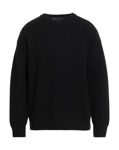 Vneck Man Sweater Black Size 50 Wool In Black