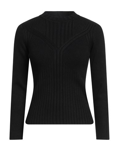 Dixie Woman Sweater Black Size L Viscose, Polyester, Polyamide