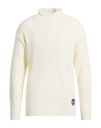Why Not Brand Man Turtleneck Cream Size Xl Acrylic, Wool In White