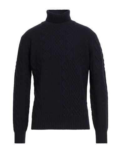 Masq Man Turtleneck Midnight Blue Size 42 Wool In Black