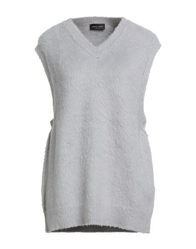 Roberto Collina Woman Sweater Grey Size S Cotton, Nylon, Elastane In Gray