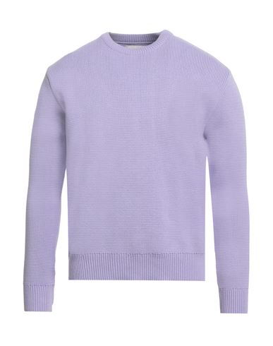 Arte Antwerp Man Sweater Lilac Size L Cotton In Purple