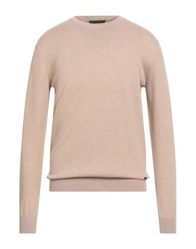 Liu •jo Man Man Sweater Sand Size L Cotton, Cashmere In Sand