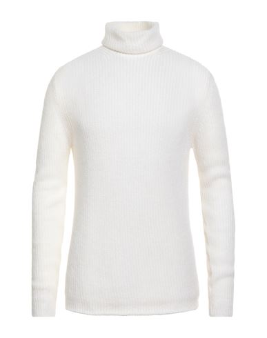 Vneck Man Turtleneck White Size 38 Wool, Mohair Wool, Acrylic, Polyamide In White