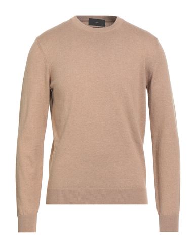 Liu •jo Man Man Sweater Sand Size L Cotton, Cashmere In Neutral