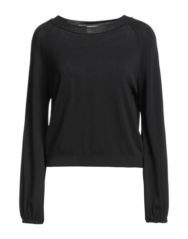 Kaos Jeans Woman Sweater Black Size Xs Viscose, Polyamide In Black