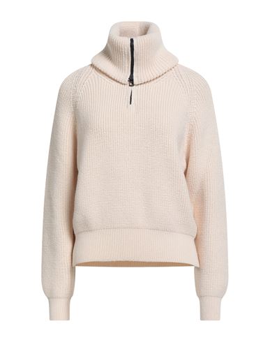 Alpha Studio Woman Turtleneck Off White Size 14 Merino Wool, Polypropylene In Neutral