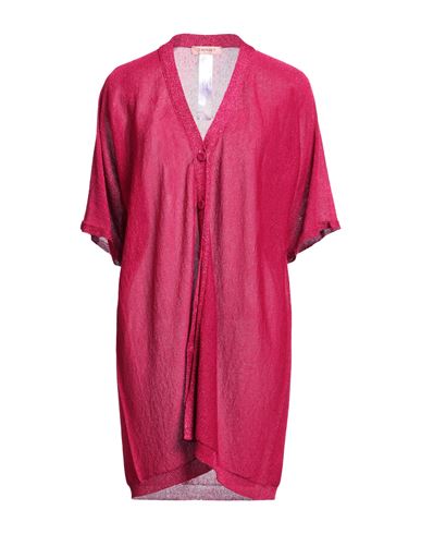 Twinset Woman Cardigan Garnet Size Xs Viscose, Polyamide, Polyester In Red