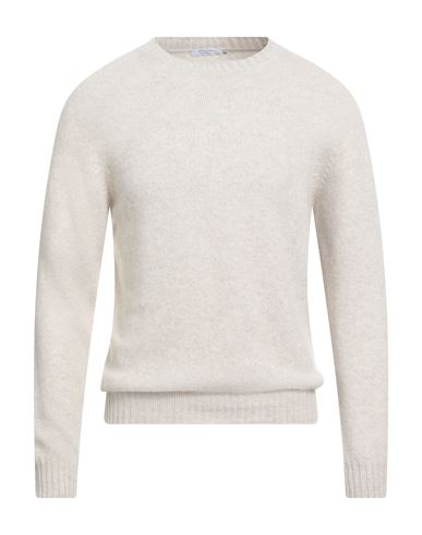 Boglioli Man Sweater Beige Size Xl Cashmere In White