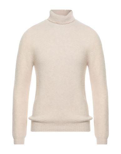 Boglioli Wool Cashmere Mouliné Turtleneck In Neutral