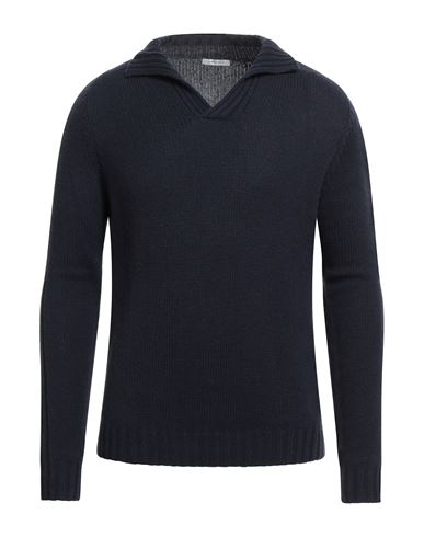 Simon Gray. Man Sweater Midnight Blue Size Xxl Cashmere In Blue