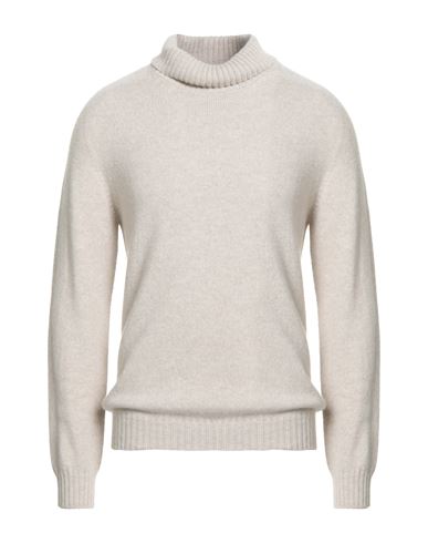 Boglioli Man Turtleneck Beige Size Xl Cashmere In Neutral