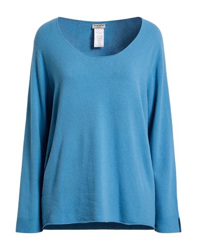 More By Siste's Woman Sweater Light Blue Size L Viscose, Wool, Polyamide In Blue