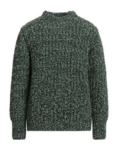 Zanone Man Sweater Green Size 40 Alpaca Wool, Polyamide In Green
