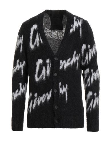 Givenchy Man Cardigan Black Size L Mohair Wool, Polyamide, Wool