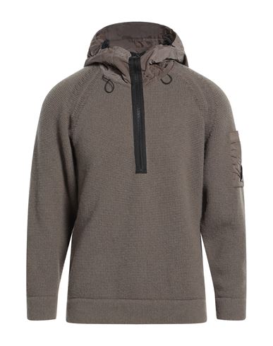C.p. Company C. P. Company Man Sweater Khaki Size Xl Wool, Polyamide In Gray
