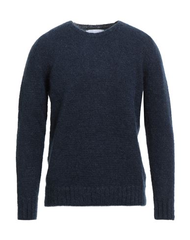 Costumein Man Sweater Navy Size Xl Superkid Mohair, Polyamide, Elastane In Blue