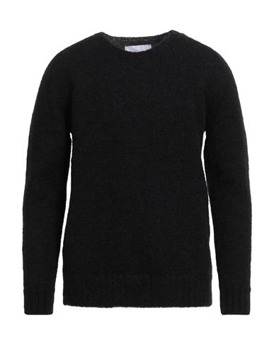 Costumein Man Sweater Black Size L Superkid Mohair, Polyamide, Elastane In Black
