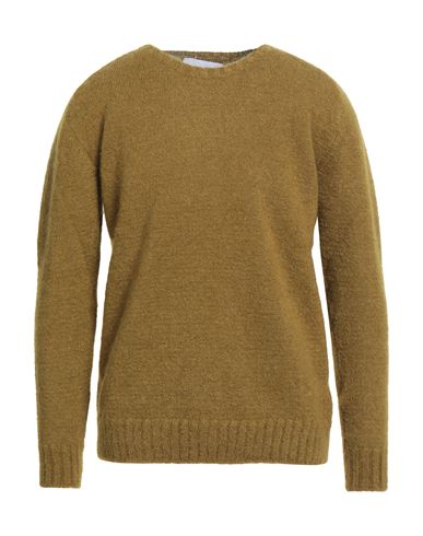 Costumein Man Sweater Khaki Size Xl Superkid Mohair, Polyamide, Elastane In Brown