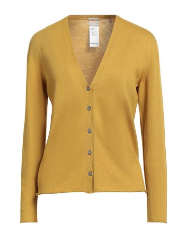 Massimo Alba Woman Cardigan Marigold Size Xl Cotton, Cashmere