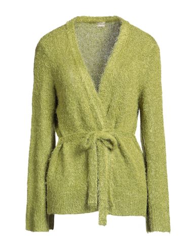 Massimo Alba Woman Cardigan Green Size M Silk, Cashmere