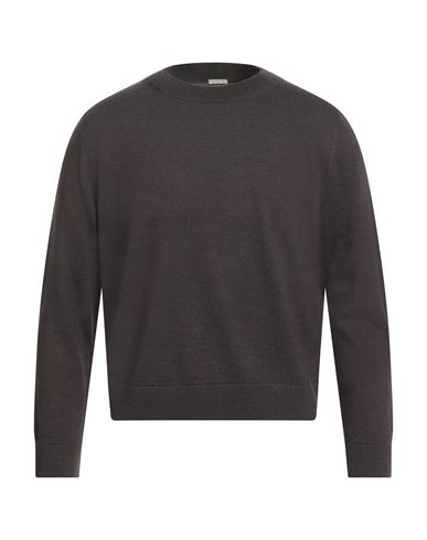 Massimo Alba Man Sweater Taupe Size L Virgin Wool In Black