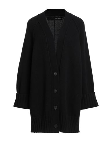 Isabel Benenato Woman Cardigan Black Size L Cashmere, Wool In Black