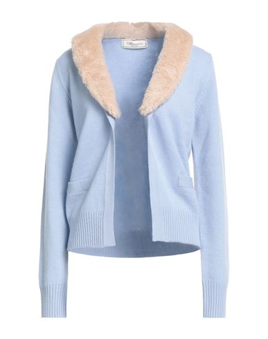 Blumarine Woman Cardigan Sky Blue Size M Wool, Cashmere In Blue