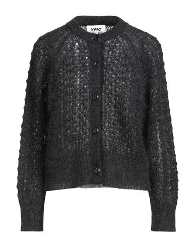 Ymc You Must Create Woman Cardigan Charcoal Size M Mohair Wool, Polyamide, Merino Wool