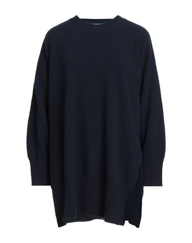 Bruno Manetti Woman Sweater Midnight Blue Size 4 Virgin Wool, Cashmere In Blue