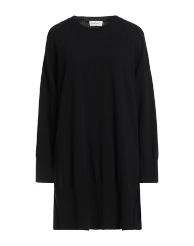 Bruno Manetti Woman Sweater Black Size 8 Virgin Wool, Cashmere In Black