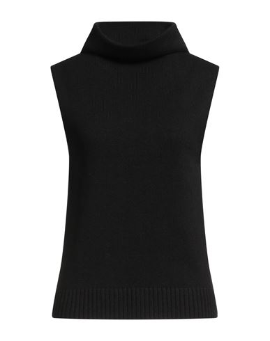 Philosophy Di Lorenzo Serafini Woman Turtleneck Black Size 10 Wool, Silk, Cashmere In Black
