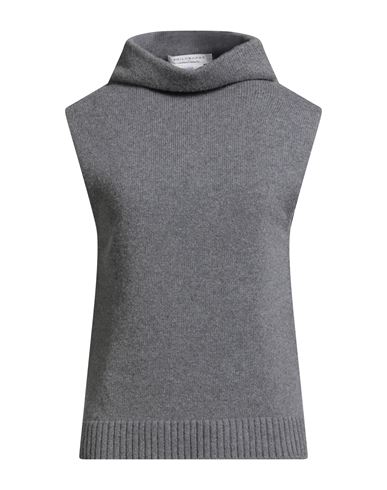 Philosophy Di Lorenzo Serafini Woman Turtleneck Grey Size 6 Wool, Silk, Cashmere In Gray