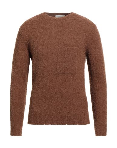 Filippo De Laurentiis Man Sweater Light Brown Size 38 Alpaca Wool, Merino Wool, Polyamide In Brown