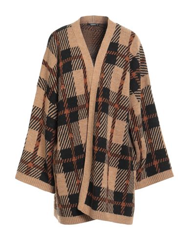 Mateha Woman Cardigan Brown Size M Acrylic, Wool, Viscose, Alpaca Wool In Multi