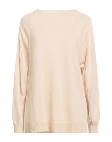 Alberta Ferretti Woman Sweater Beige Size 4 Cashmere In Pink