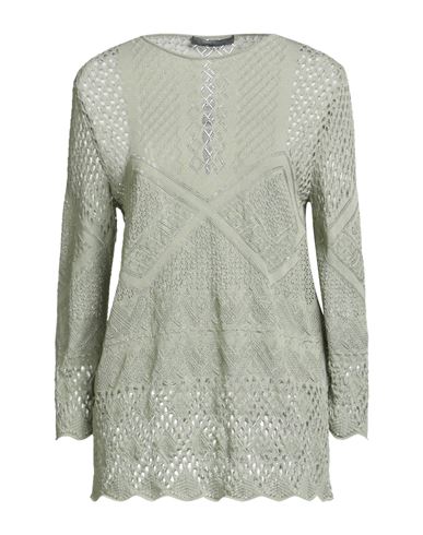 Alberta Ferretti Woman Sweater Light Green Size 4 Cotton