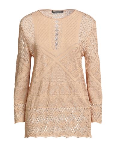 Alberta Ferretti Woman Sweater Sand Size 4 Cotton