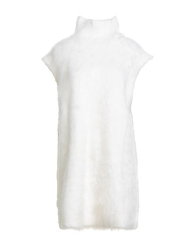 Marni Woman Mini Dress White Size 4 Mohair Wool, Polyamide, Wool, Viscose, Polyester In White