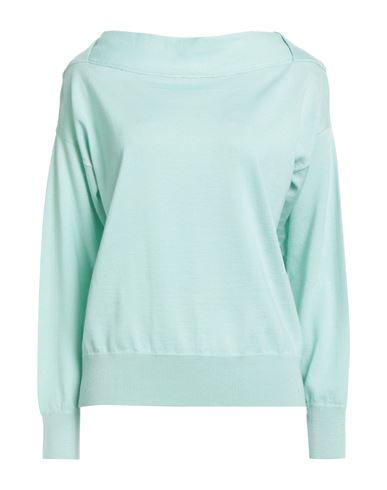 Alpha Studio Woman Sweater Light Green Size 10 Merino Wool In Green