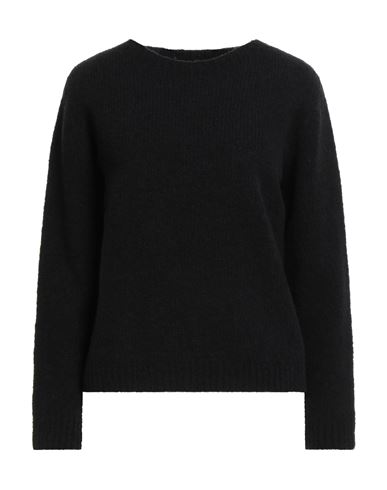 Fisico Cristina Ferrari Fisico Woman Sweater Black Size L Virgin Wool, Polyamide In Black