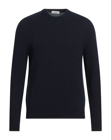 Alpha Studio Man Sweater Midnight Blue Size 44 Wool, Viscose, Polyamide, Cashmere In Blue