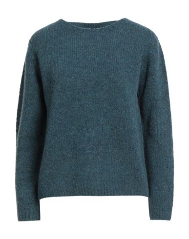 Fisico Cristina Ferrari Fisico Woman Sweater Deep Teal Size L Virgin Wool, Polyamide In Green